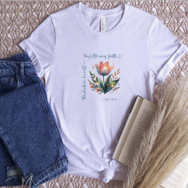 ヨハネ14:27動揺しないハート、絶え間ない信仰 Tシャツ