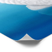 ヨハネ14:27平和スワン聖書の聖句プリント ポスター (角)