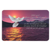 ヨハネ14:27聖書の引用文磁石 マグネット (横)