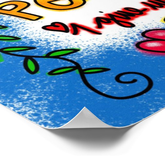 ヨハネ14:27離れクリスチャンと共に平和を祈る ポスター (角)