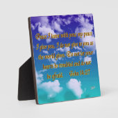 ヨハネ14:27 フォトプラーク (正面)