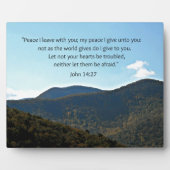 ヨハネ14:27 フォトプラーク (正面)