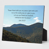 ヨハネ14:27 フォトプラーク (側面)