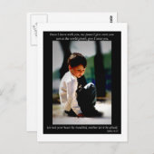 ヨハネ14:27 ポストカード (正面/裏面)