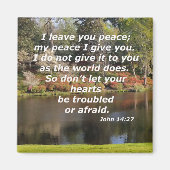 ヨハネ14:27 マグネット (正面)