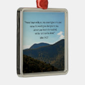 ヨハネ14:27 メタルオーナメント (右)