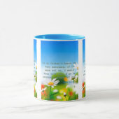 ヨハネ14:2 KJV聖書聖なる書物、 経典Pic Two-Tone マグカップ (中央)