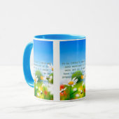 ヨハネ14:2 KJV聖書聖なる書物、 経典Pic Two-Tone マグカップ (正面左)