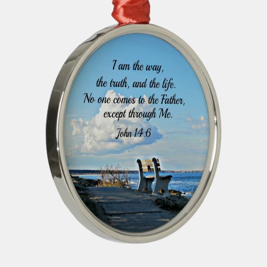 ヨハネ14:6わたしはその道を行く… メタルオーナメント (右)