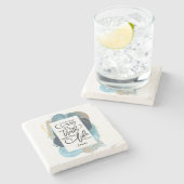 ヨハネ14:6わたしは真理の生き方であるキリスト教の聖書 ストーンコースター (横)