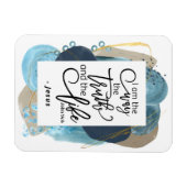 ヨハネ14:6わたしは真理の生き方であるキリスト教の聖書 マグネット (横)