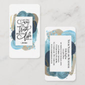 ヨハネ14:6わたしは真理の生き方であるキリスト教の聖書 名刺 (正面/裏面)