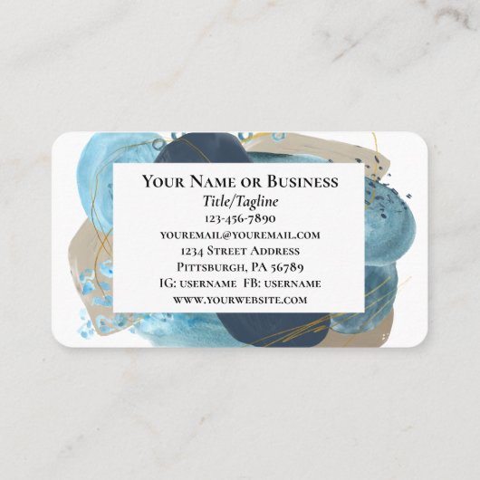 ヨハネ14:6わたしは真理の生き方であるキリスト教の聖書 名刺 (裏面)