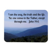 ヨハネ14:6わたしは道であり、真理であり、いのちである マグネット (横)