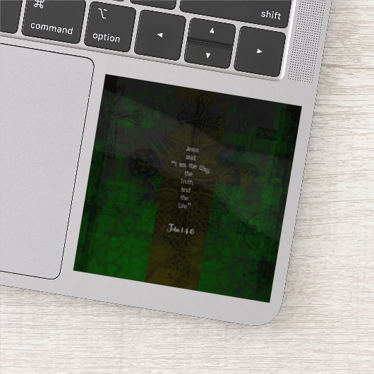 ヨハネ14:6聖書の聖句のパス感動的引用文 シール (詳細)