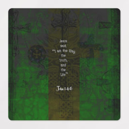 ヨハネ14:6聖書の聖句のパス感動的引用文 ラベル