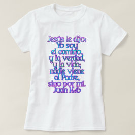 ヨハネ14:6 スペインの Tシャツ