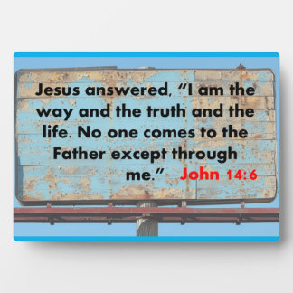 ヨハネ14:6 フォトプラーク