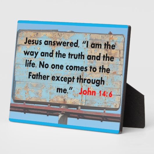 ヨハネ14:6 フォトプラーク (側面)