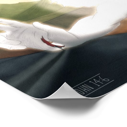 ヨハネ14:6 ポスター (角)