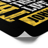 ヨハネ14:6 Christian Bible ポスター (角)