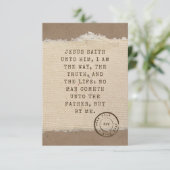 ヨハネ14:6 KJVバイブル聖句Pic Flat Greeting Card カード (スタンド正面)