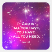 ヨハネ14:8 スクエアシール (正面)