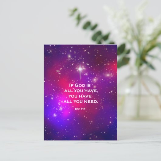 ヨハネ14:8 ポストカード (スタンド正面)