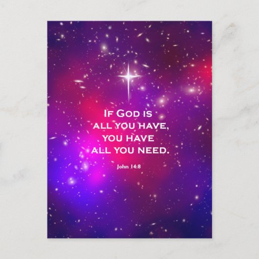 ヨハネ14:8 ポストカード (正面)