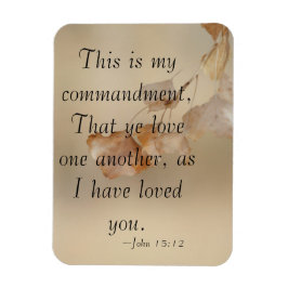 ヨハネ15:12互いを愛し合う マグネット
