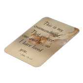 ヨハネ15:12互いを愛し合う マグネット (左側)