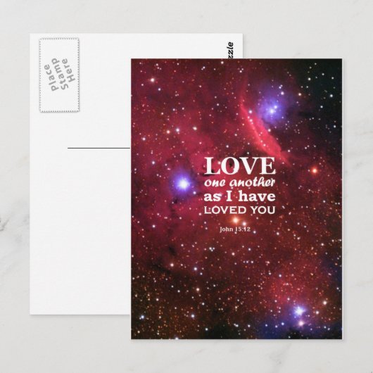 ヨハネ15:12 ポストカード (正面/裏面)