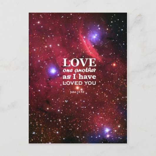 ヨハネ15:12 ポストカード (正面)