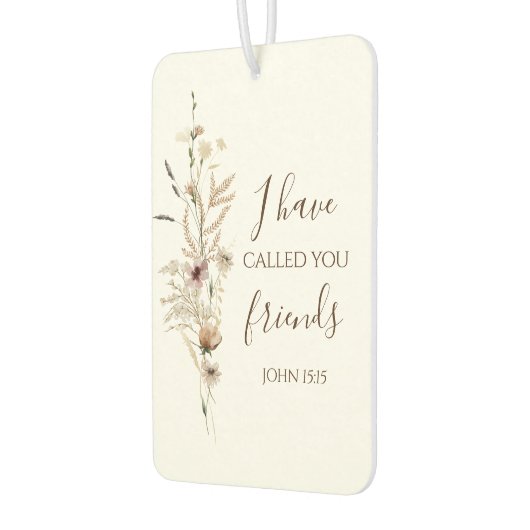 ヨハネ15:15わたしは、あなた方を聖書の聖句と呼んだ カーエアーフレッシュナー (左)