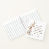 ヨハネ15:15わたしは、あなた方を聖書の聖句と呼んだ ノートブック (内部)