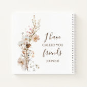 ヨハネ15:15わたしは、あなた方を聖書の聖句と呼んだ ノートブック (裏面)