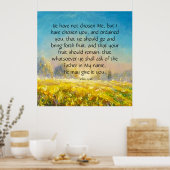 ヨハネ15:16 ポスター (キッチン)