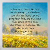 ヨハネ15:16 ポスター (正面)