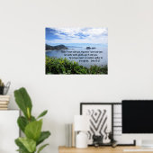 ヨハネ15:27わたしはあなた離れと共に平和を誓う。わたしの平和は与えわたし ポスター (ホームオフィス)