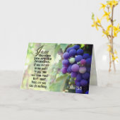 ヨハネ15:5わたしはつる植物である カード (黄色い花)