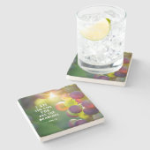 ヨハネ15:5わたしはつる植物である ストーンコースター (横)