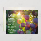 ヨハネ15:5わたしはつる植物である ポストカード (正面/裏面)