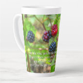 ヨハネ15:5 カフェラテマグ (左アングル)