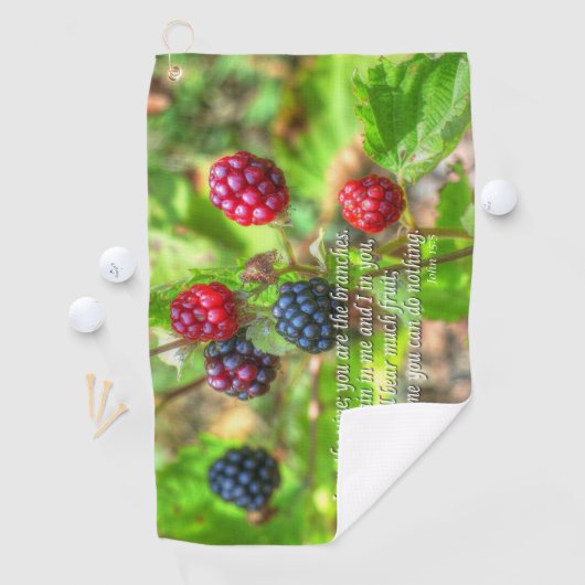 ヨハネ15:5 ゴルフタオル (インサイチュ)