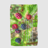 ヨハネ15:5 ゴルフタオル (正面)