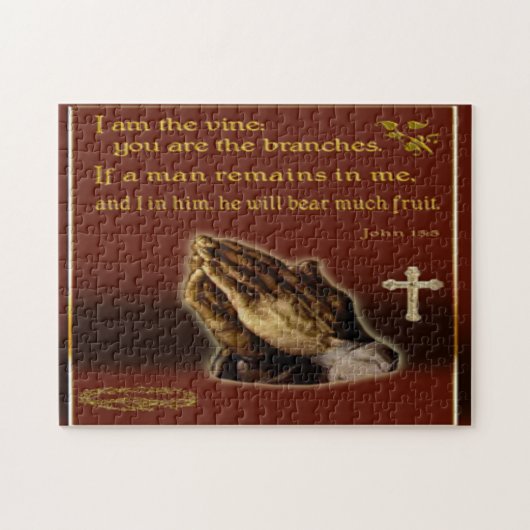 ヨハネ15:5 ジグソーパズル (横)