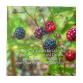 ヨハネ15:5 タイル (正面)