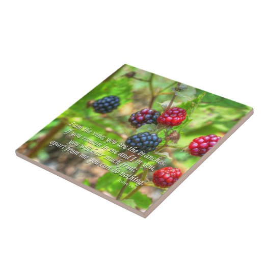 ヨハネ15:5 タイル (側面)