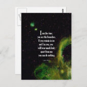 ヨハネ15:5 ポストカード (正面/裏面)