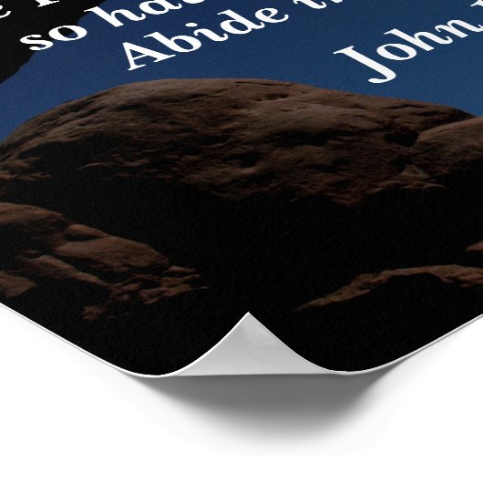 ヨハネ15:9父は私を愛されたように ポスター (角)